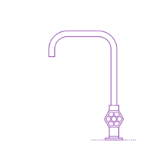 Fixtures Kitchen Faucets Ikea Gamlesjon Dual Control Faucet Simple Line Art Svg, Free Vectors File